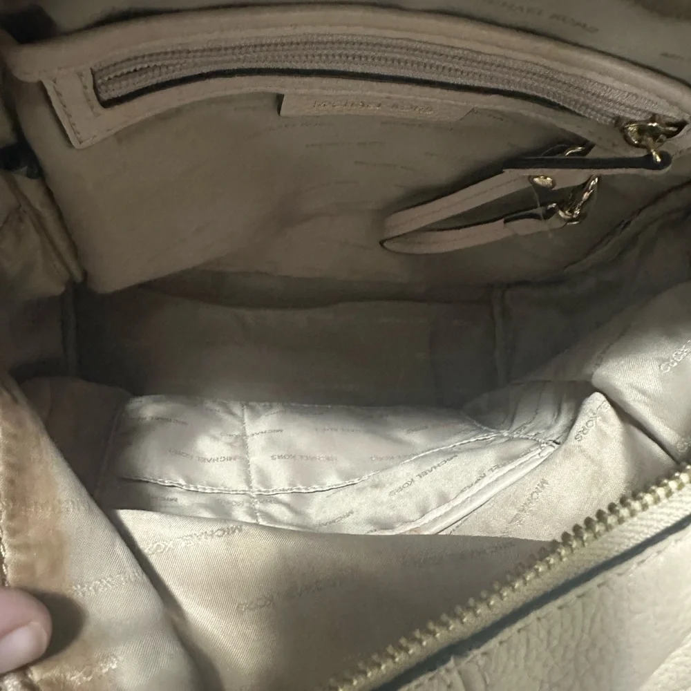 Michael Kors Rhea Pebbled Leather Small Backback